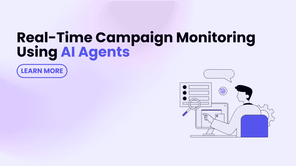 Digital marketing in 2026 showing real-time campaign monitoring using AI marketing agents