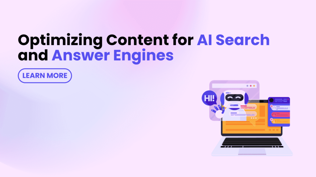 AI SEO tools optimizing content for AI search and answer engines